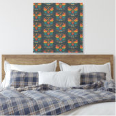 Retouradreslabel "United Pride Strong Heritage Canvas Afdruk (Insitu (Slaapkamer))