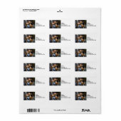 RETOURADRESLABEL VAN CANDELITE ETIKET (Full Sheet)