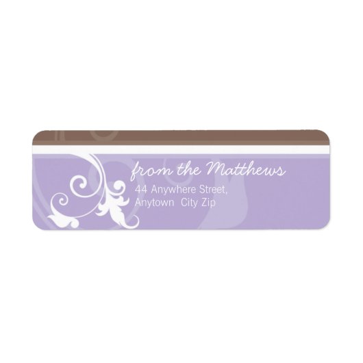 RETOURADRESLABEL :: verve 5L Etiket (Voorkant)