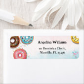 Retouradreslabel voor 2e verjaardag etiket (Insitu)