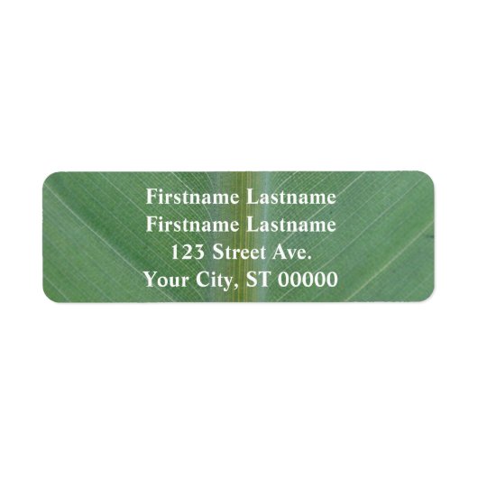 Retouradreslabel voor een paar met twee namen etiket (Voorkant)