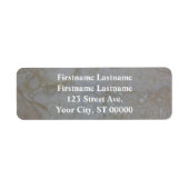 Retouradreslabel voor een paar met twee namen etiket (Voorkant)