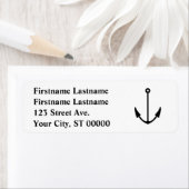 Retouradreslabel voor een paar met twee namen etiket (Insitu)