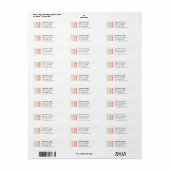Retouradreslabel Zakelijk Logo  Etiket (Full Sheet)