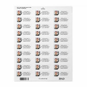 Retouradreslabels - Afstuderen Etiket (Full Sheet)