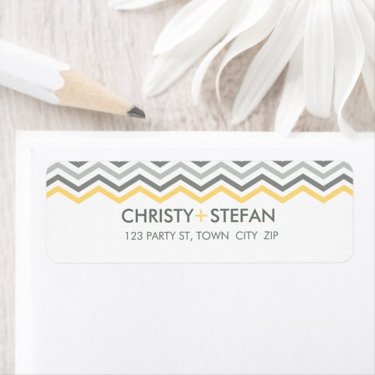 RETOURADRESLABELS :: chevron1 1 Etiket (Insitu)