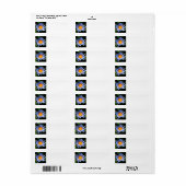 Retouradreslabels Etiket (Full Sheet)