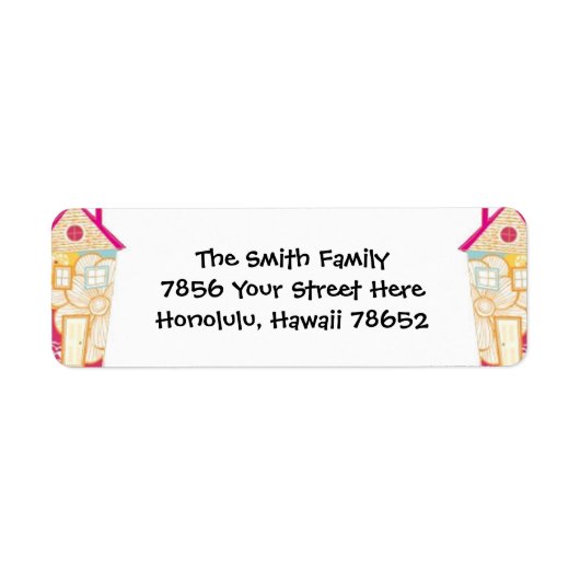 Retouradreslabels Etiket (Voorkant)