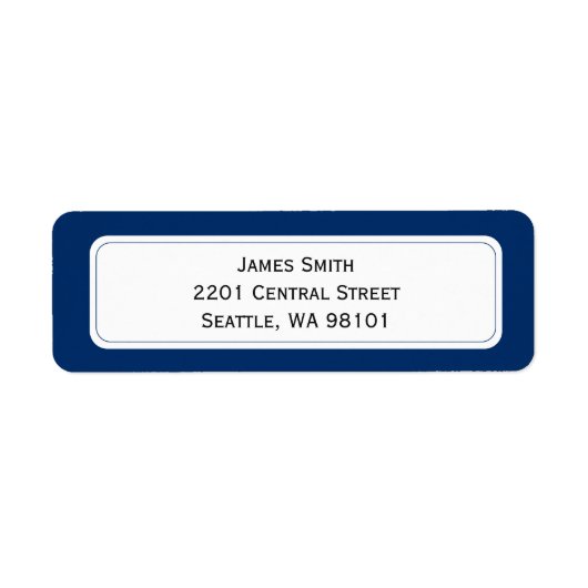 Retouradreslabels Etiket (Voorkant)