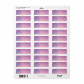 Retouradreslabels Etiket (Full Sheet)