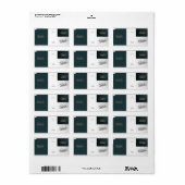 retouradreslabels etiket (Full Sheet)