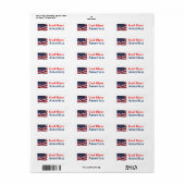 Retouradreslabels Etiket (Full Sheet)