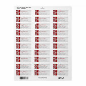 Retouradreslabels | Gewikkeld in liefde Etiket (Full Sheet)