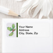 Retouradreslabels Holly Jolly Etiket (Insitu)