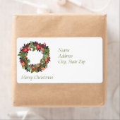 Retouradreslabels - kerstmis etiket (Insitu)