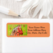 Retouradreslabels met Bright Horse Etiket (Insitu)