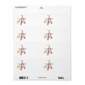 Retouradreslabels met jazz etiket (Full Sheet)