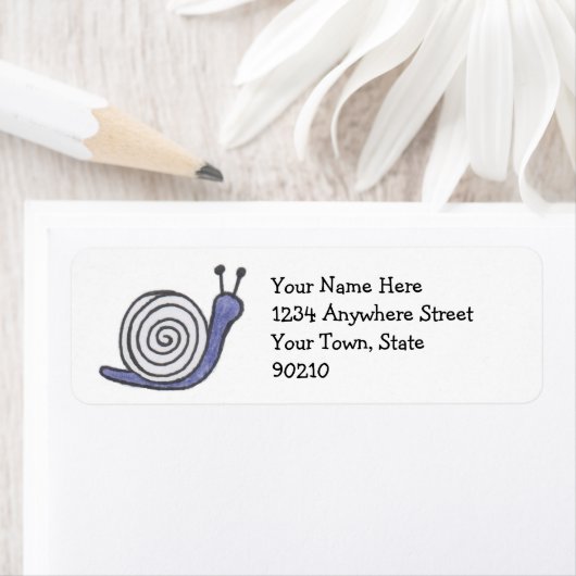 Retouradreslabels slak etiket (Insitu)