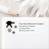  retouradreslabels - sneeuwverwijdering etiket (Insitu)