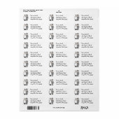Retouradreslabels Thanksgiving Etiket (Full Sheet)