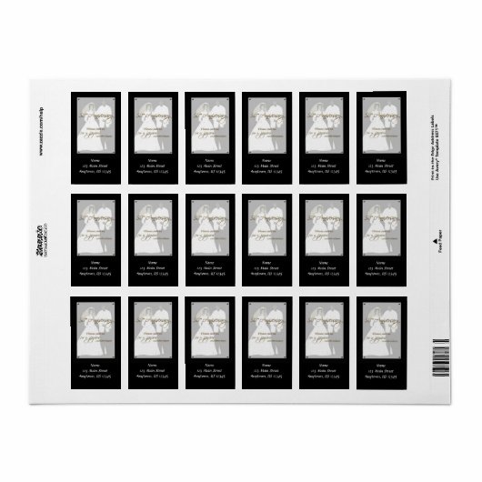 Retouradreslabels van 50e Jubileum Etiket (Full Sheet)