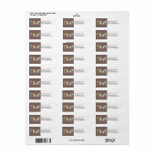 Retouradreslabels van Pet Sitter Etiket (Full Sheet)