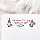 Retouradreslabels van Tomten Etiket (Insitu)