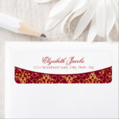 Retouradreslabels voor Berry Red Cluster Etiket (Insitu)