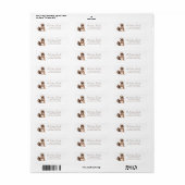 Retouradreslabels voor Chipmunk Etiket (Full Sheet)