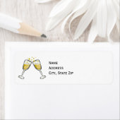 Retouradreslabels voor het branden etiket (Insitu)