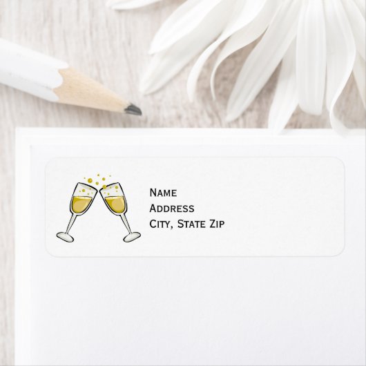 Retouradreslabels voor het branden etiket (Insitu)