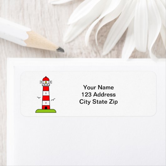 Retouradreslabels voor Lighthouse Etiket (Insitu)