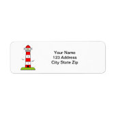 Retouradreslabels voor Lighthouse Etiket (Voorkant)