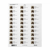 retouradreslabels voor paarden etiket (Full Sheet)