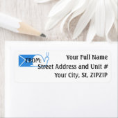 Retouradreslabels voor slak-e-mail etiket (Insitu)