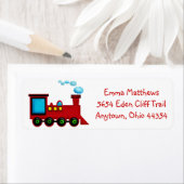 Retouradreslabels voor treinen etiket (Insitu)