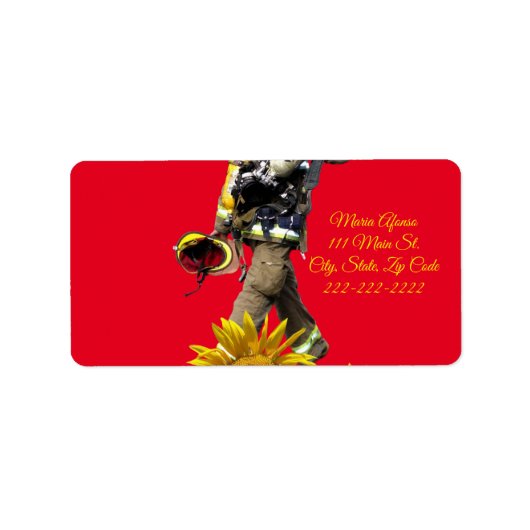 Retouradreslabels zonnebloempitten etiket (Voorkant)