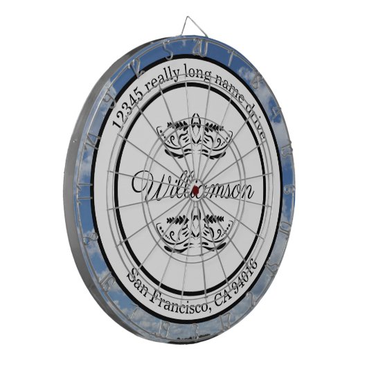 Retouradreslijst Dartbord (Voorkant Links)