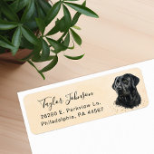 Retouradressetiket van Black Lab Etiket