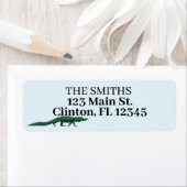 Retouradressetiketten voor alligators etiket (Insitu)