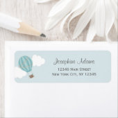 Retouradressetiketten voor luchtballonnen etiket (Insitu)