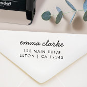 Retouradresstempel Modern Minimal Self-Inking Zelfinktende Stempel