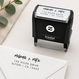 Retouradresstempel | Op maat gemaakte naamstempels Zelfinktende Stempel