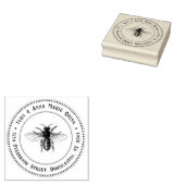 Retouradresstempel  Queen Honeybee Rubberstempel (Gestempeld)