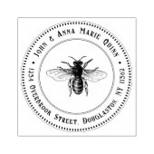 Retouradresstempel  Queen Honeybee Rubberstempel (Afrduk)