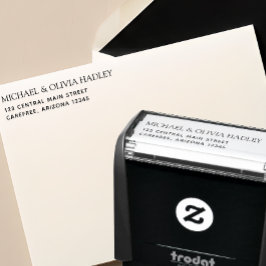 Retouradresstempel voor uitnodigingen  zelfinktende stempel