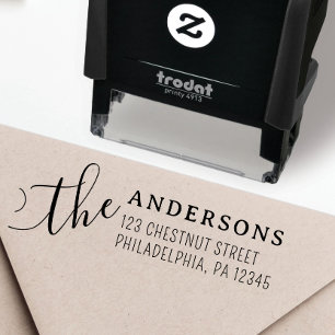 Retouradresstempel, Zelfinketing Adresstempel Zelfinktende Stempel