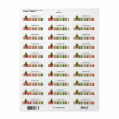 Retouradresstrepen Etiket (Full Sheet)