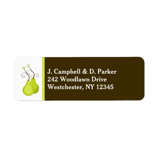 Retouretiket | Perfect paar Etiket (Voorkant)