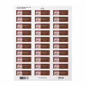 Retourlabel bakkerij etiket (Full Sheet)